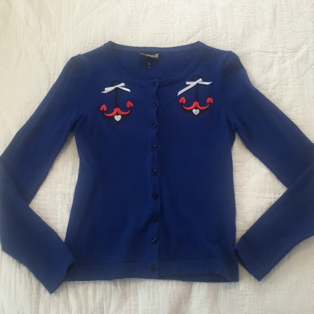 ❤️Unique Vintage/Sourpuss Anchor Sweater❤️ - Picture 2 of 3